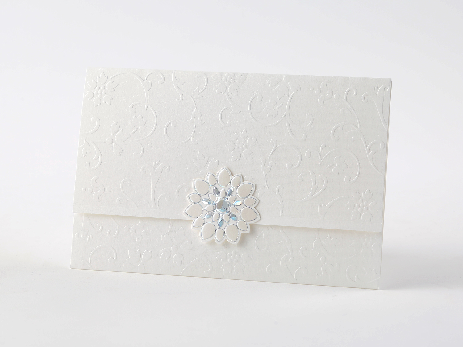 50％OFFセール　結婚式招待状CL-8027 LEBLANC/白紙/10部セット