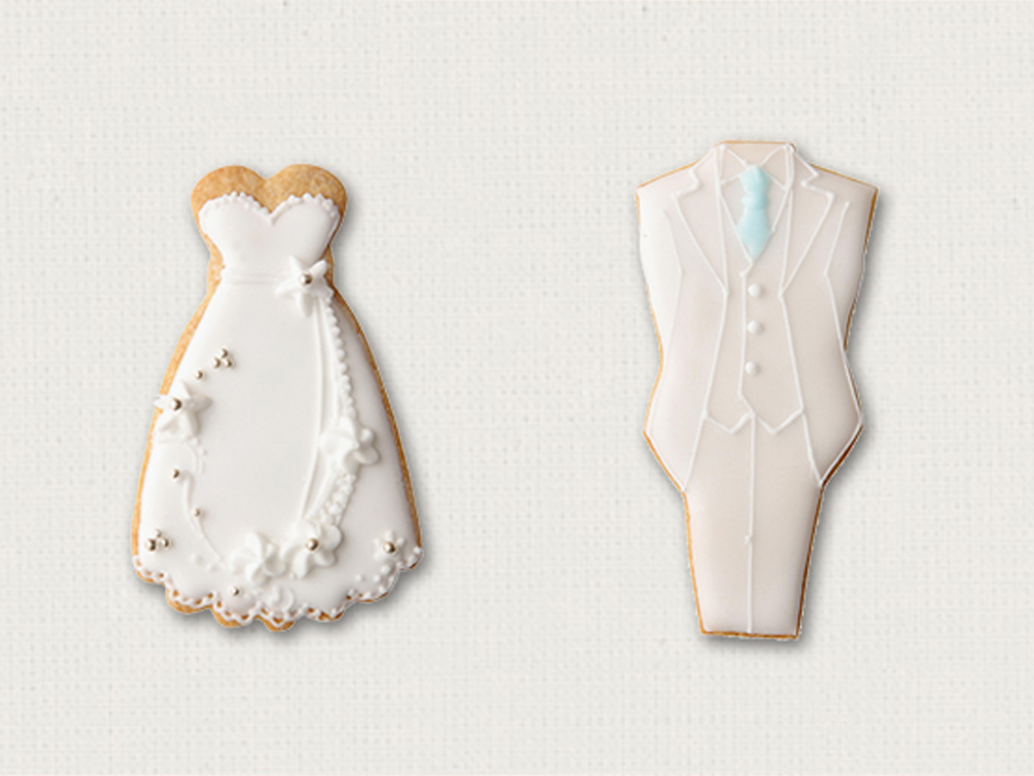 haruのクッキー/洋装/白/1セット20個入り