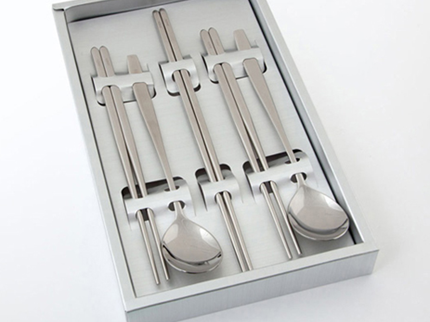 50％OFFセール　韓国箸/Jeison韓国ステンレス真空箸/ペアセット